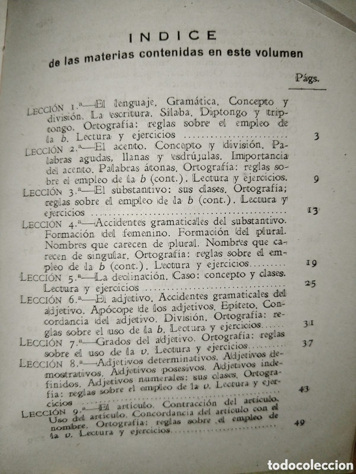 Libros de segunda mano: Lengua espa&ntilde;ola. Luis Gonz&aacute;lez Sim&oacute;n. Primer curso - Foto 2