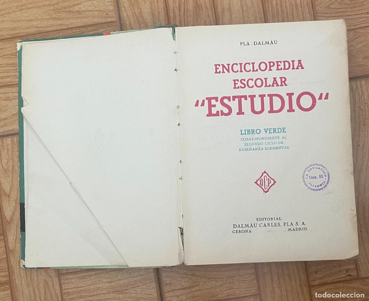 Libros de segunda mano: Enciclopedia Estudio. Libro Verde - Foto 2