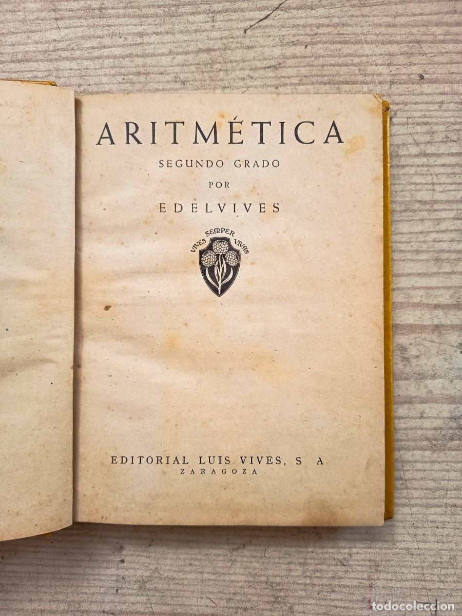 Libros de segunda mano: Aritmetica - Segundo Grado - Editorial Luis Vives - Foto 3