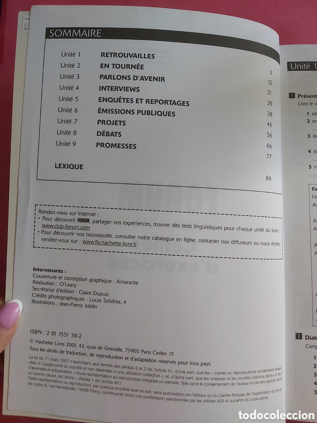 Libros de segunda mano: FORUM METHODE DE FRANCAIS 2 CAHIER EXERCICES HACHETTE LIVRE - Foto 4
