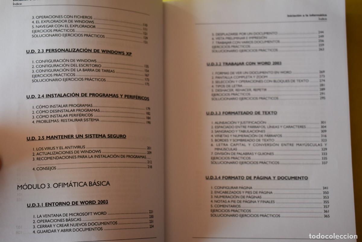 Libros de segunda mano: Libro iniciaci&oacute;n a la inform&aacute;tica. - Foto 4