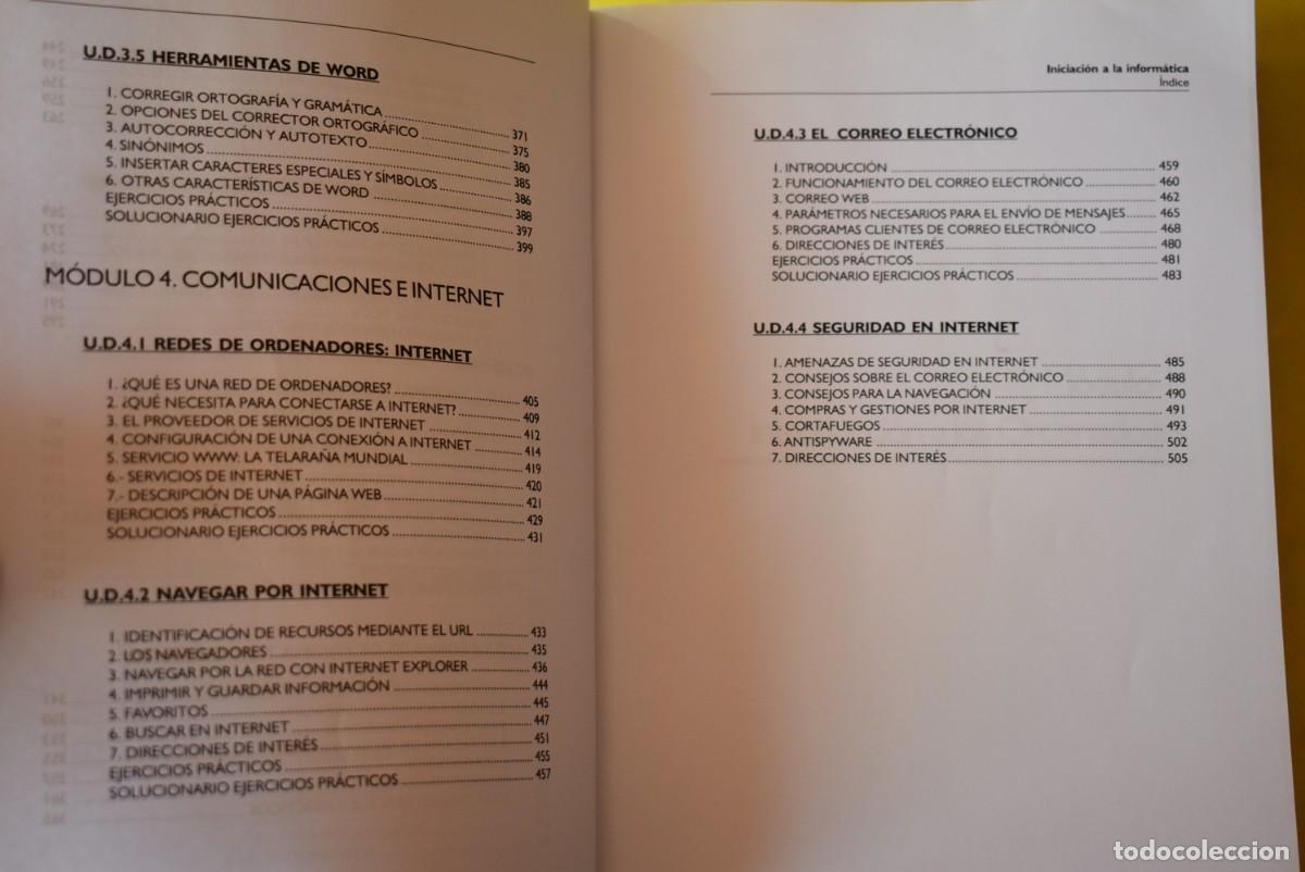 Libros de segunda mano: Libro iniciaci&oacute;n a la inform&aacute;tica. - Foto 5