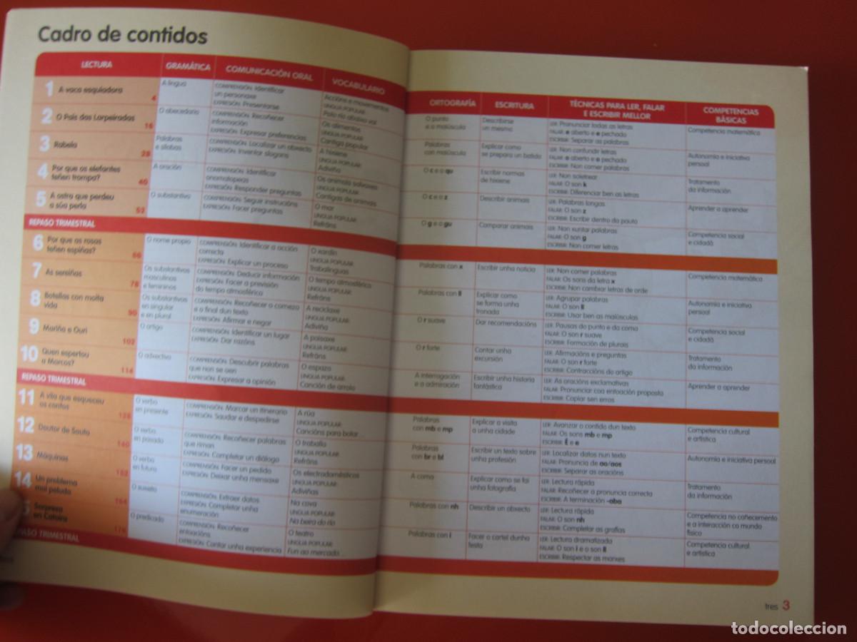 Libros de segunda mano: LINGUA 2 PRIMARIA (OBRADOIRO SANTILLANA) IDIOMAS LIBRO DE TEXTO - Foto 4