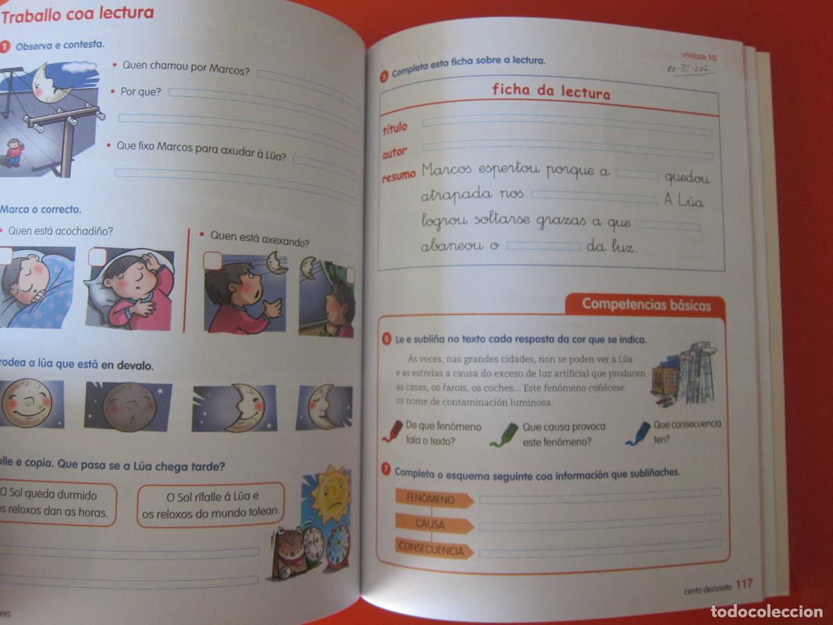 Libros de segunda mano: LINGUA 2 PRIMARIA (OBRADOIRO SANTILLANA) IDIOMAS LIBRO DE TEXTO - Foto 5