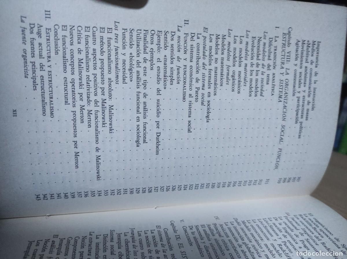 Libros de segunda mano: INTRODUCION A LA SOCIOLOGIA EN GENERAL. ROCHER, GUY - Foto 8