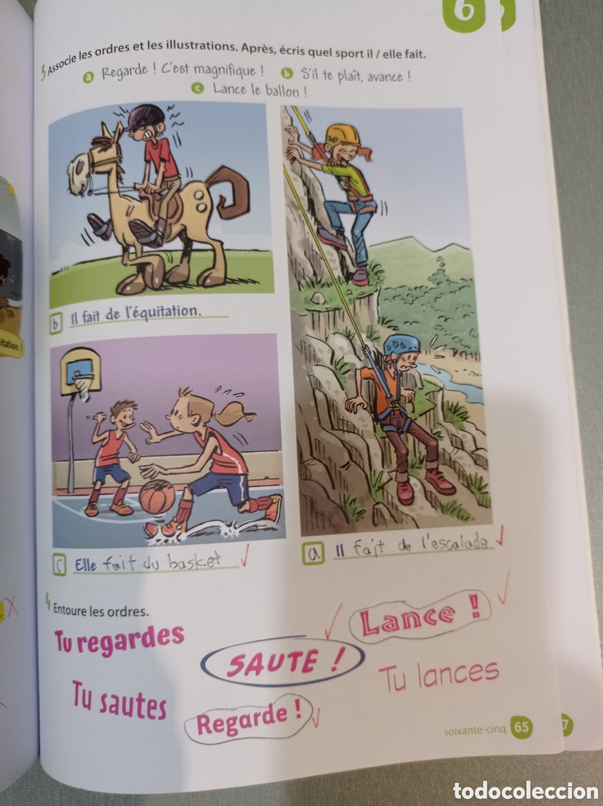 Libros de segunda mano: DEFIS 1 PACK CAHIER libro de ejercicios Franc&eacute;s Usado - Foto 4