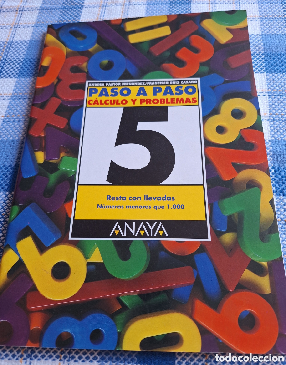 Libros de segunda mano: CUADERNO MATEM&Aacute;TICAS 5 ANAYA 1996 - Foto 1