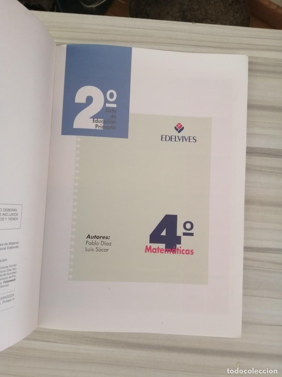 Libros de segunda mano: Matem&aacute;ticas 4 primaria. - Foto 2