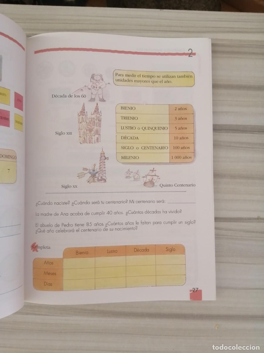 Libros de segunda mano: Matem&aacute;ticas 4 primaria. - Foto 3