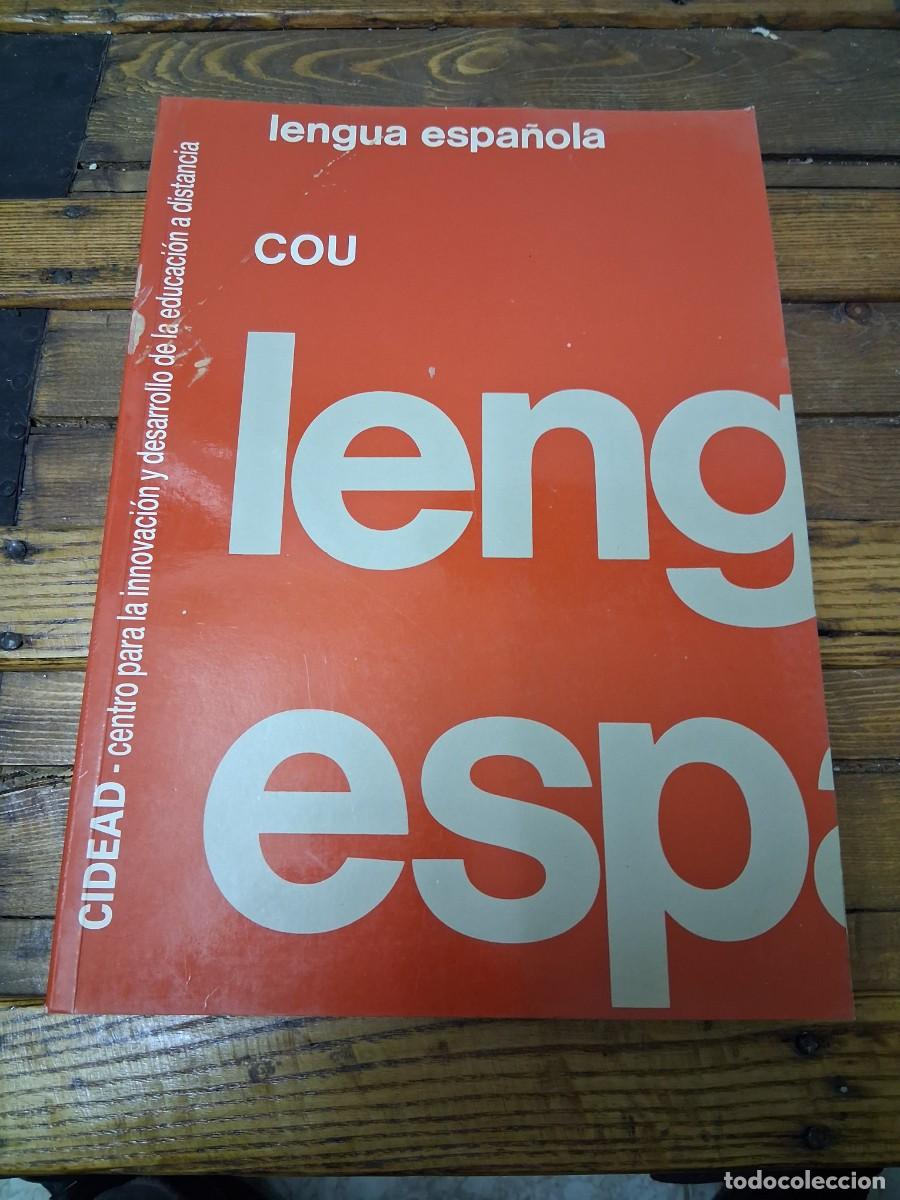 Libros de segunda mano: Libro Lengua espa&ntilde;ola COU cidead - Foto 1