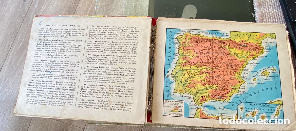 Libros de segunda mano: Geograf&iacute;a Segundo Grado ed. Luis vives 1954 - Foto 4