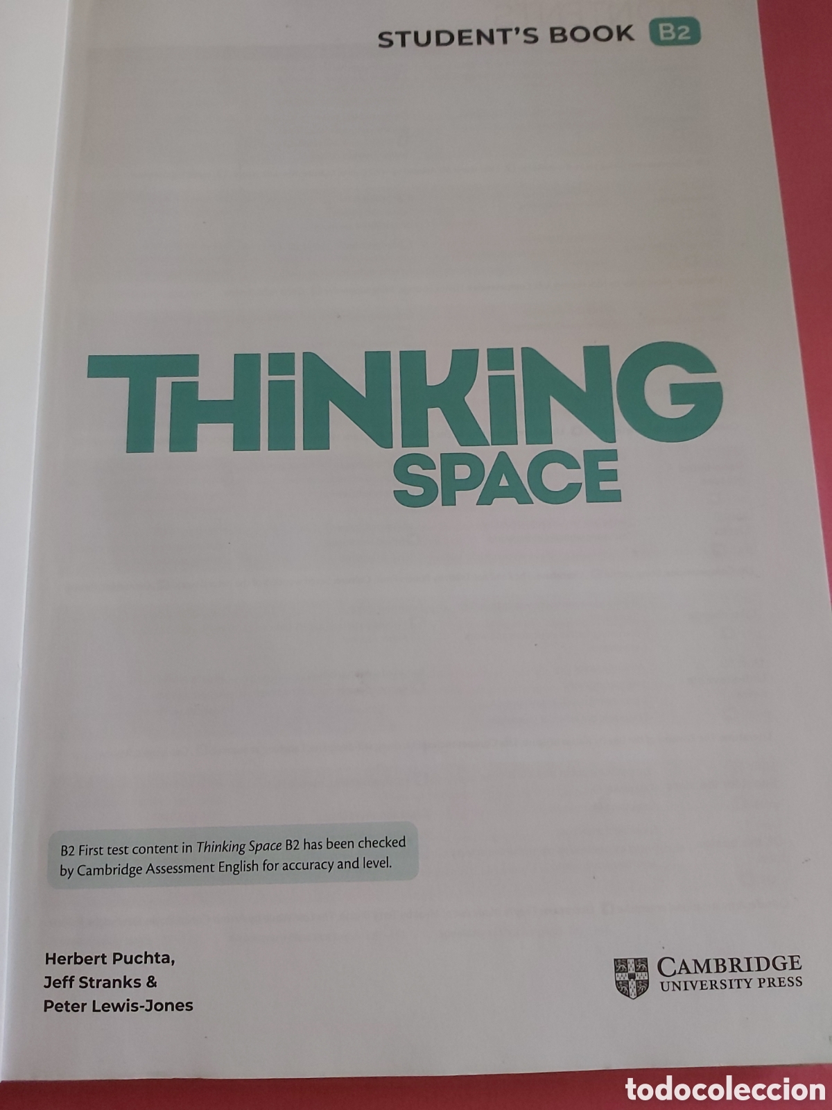 Libros de segunda mano: STUDENTS BOOK + WORKBOOK THINKING SPACE B2 CAMBRIDGE 2022 - Foto 5