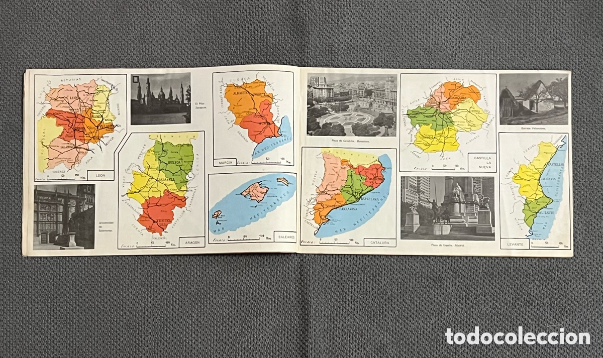 Libros de segunda mano: ATLAS ELEMENTAL DE GEOGRAF&Iacute;A (Madrid, 1965) - Foto 4