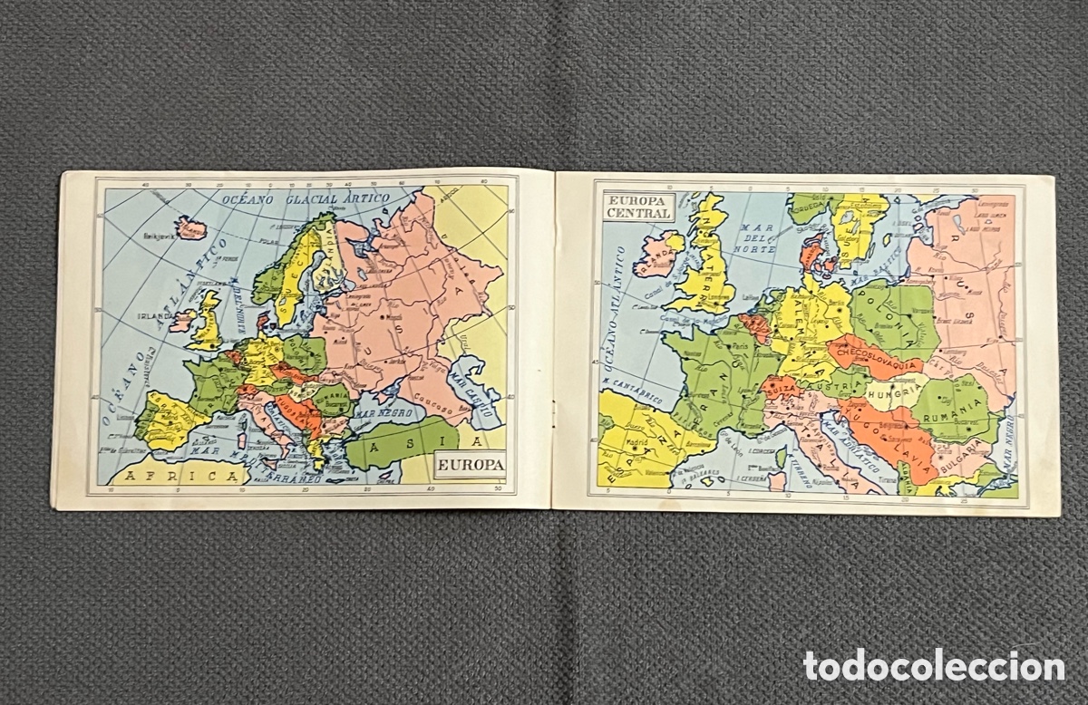 Libros de segunda mano: ATLAS ELEMENTAL DE GEOGRAF&Iacute;A (Madrid, 1965) - Foto 6