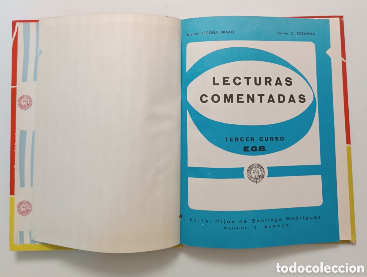 Libros de segunda mano: LECTURAS COMENTADAS, 3&deg; Curso EGB. 10 Edici&oacute;n 1974. - Foto 5