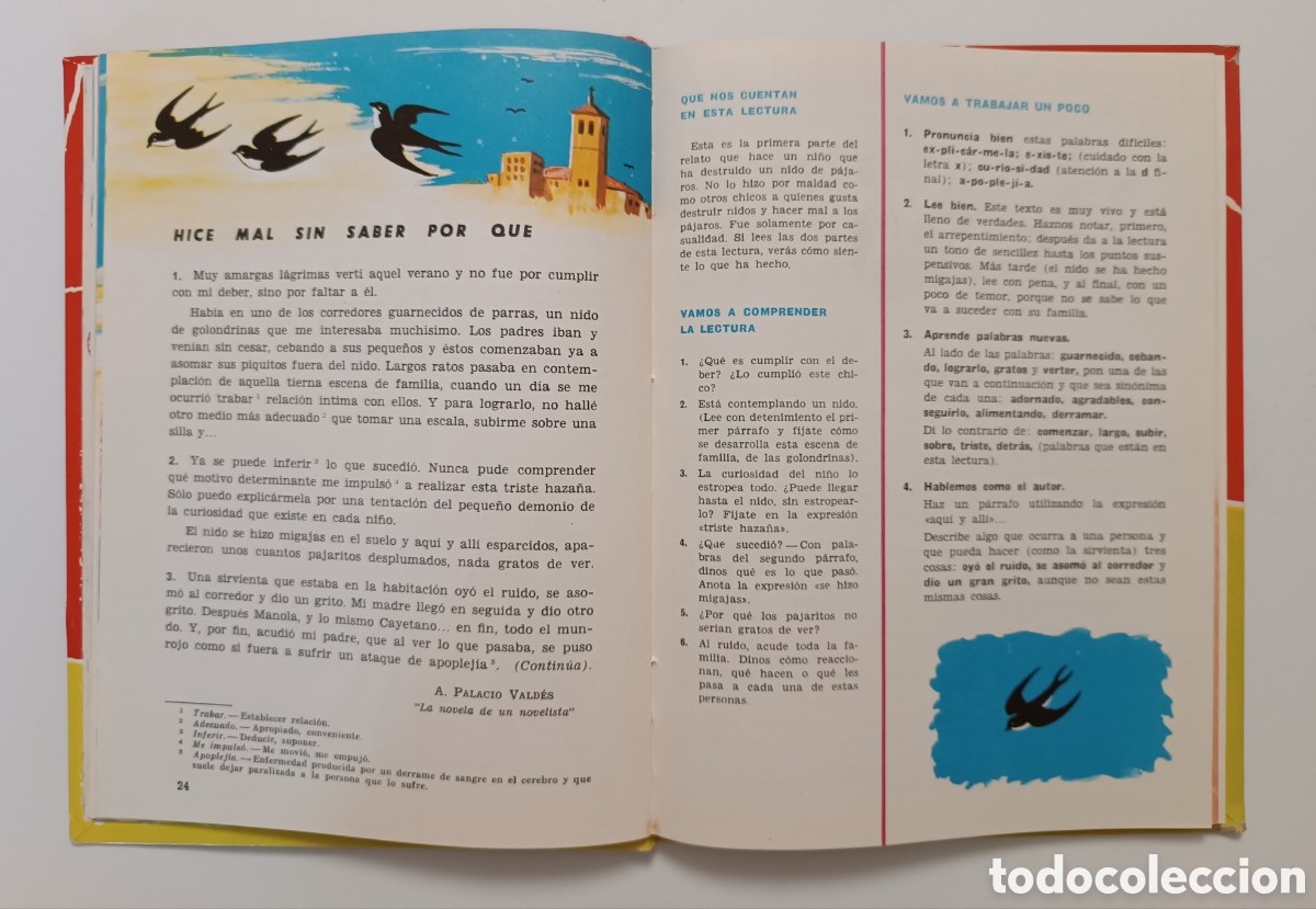 Libros de segunda mano: LECTURAS COMENTADAS, 3&deg; Curso EGB. 10 Edici&oacute;n 1974. - Foto 9