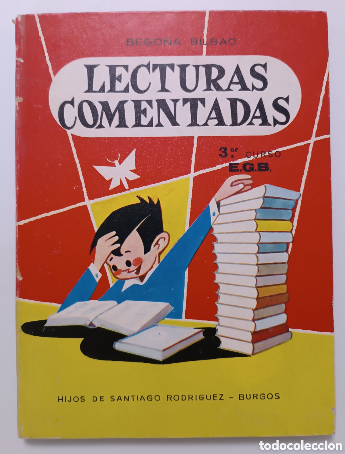 Libros de segunda mano: LECTURAS COMENTADAS, 3&deg; Curso EGB. 10 Edici&oacute;n 1974. - Foto 1