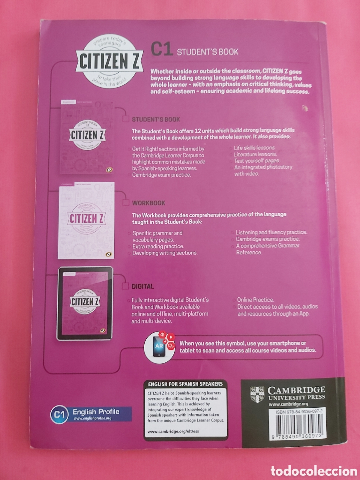 Libros de segunda mano: CITIZEN Z STUDENTS BOOK C1 CAMBRIDGE 2017 INGLES - Foto 27
