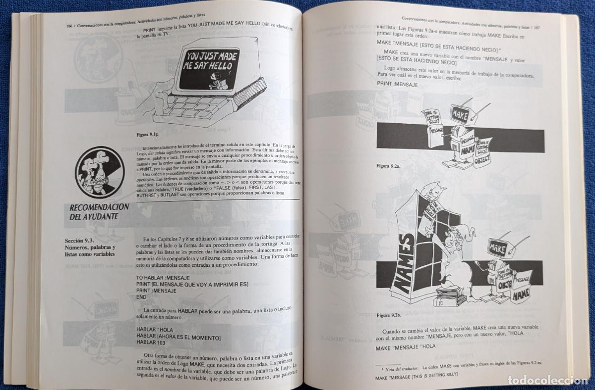 Libros de segunda mano: Aprendiendo con Commodore Logo - Dabiel Wall - Byte Books - McGraw-Hill (1985) - Foto 7