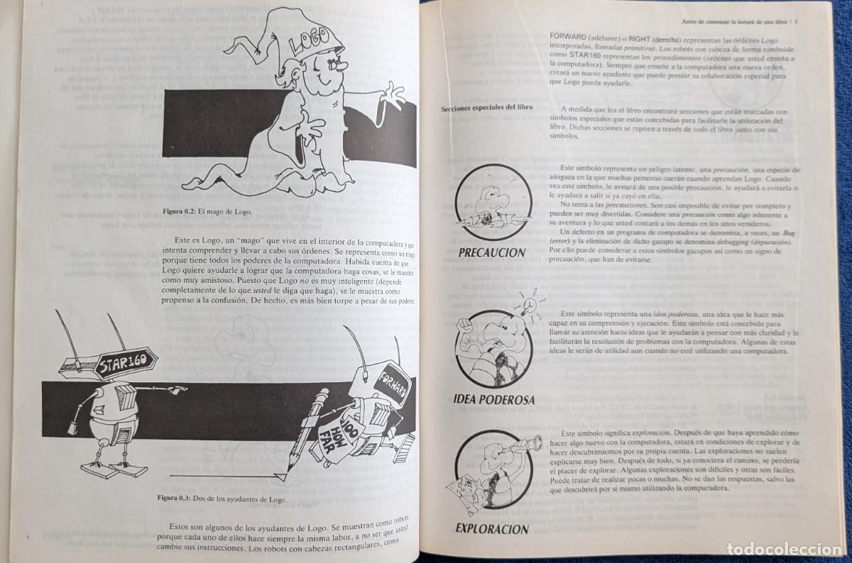 Libros de segunda mano: Aprendiendo con Commodore Logo - Dabiel Wall - Byte Books - McGraw-Hill (1985) - Foto 5