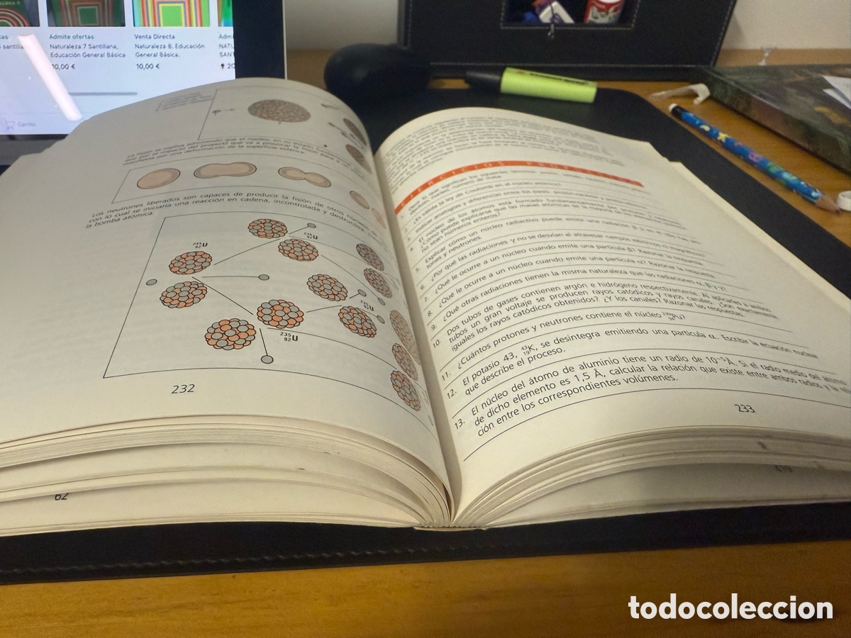 Libros de segunda mano: F&iacute;sica y Qu&iacute;mica 3&ordm; BUP editorial SM a&ntilde;o 1985 - Foto 3