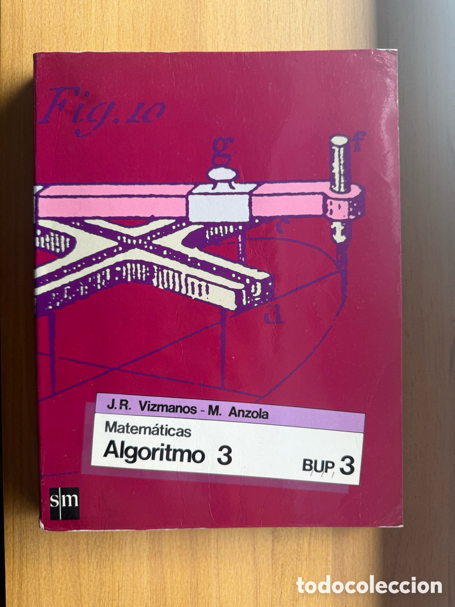 Libros de segunda mano: Matem&aacute;ticas Algoritmo 3&ordm; BUP editorial SM a&ntilde;o 1990 - Foto 1