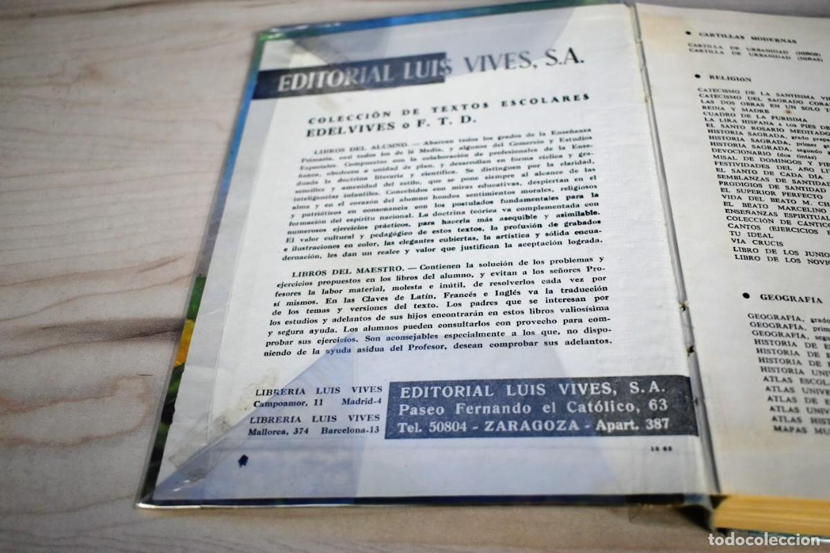 Libros de segunda mano: Historia natural de Luis Vives a&ntilde;o 1964 - Foto 6