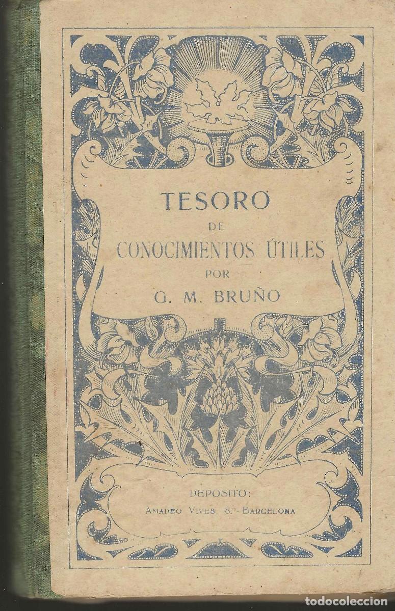 Libros de segunda mano: TESORO DE CONOCIMIENTOS &Uacute;TILES.EDICIONES BRU&Ntilde;O 4&ordf; EDICI&Oacute;N - Foto 1