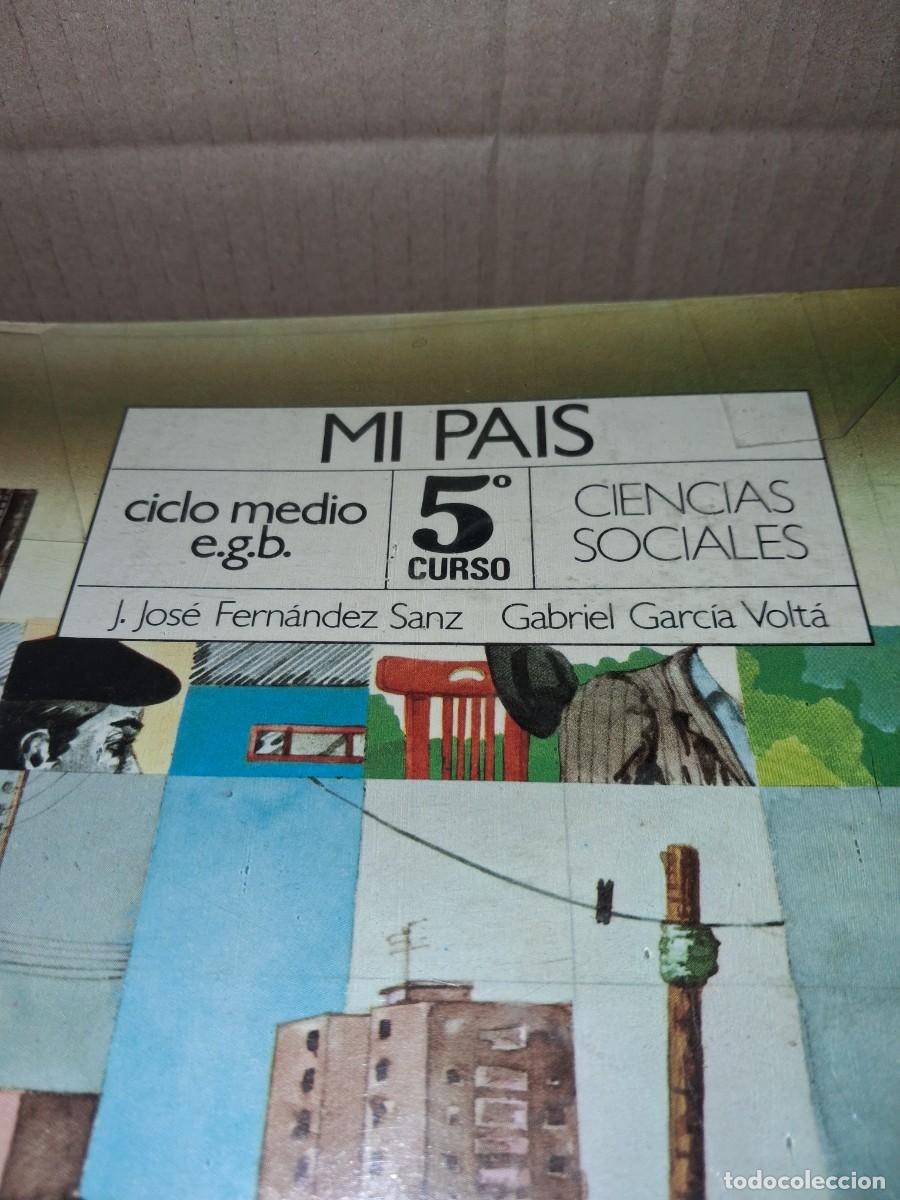 Libros de segunda mano: Libro de texto. 5 EGB MI PA&Iacute;S. A&Ntilde;O 1982