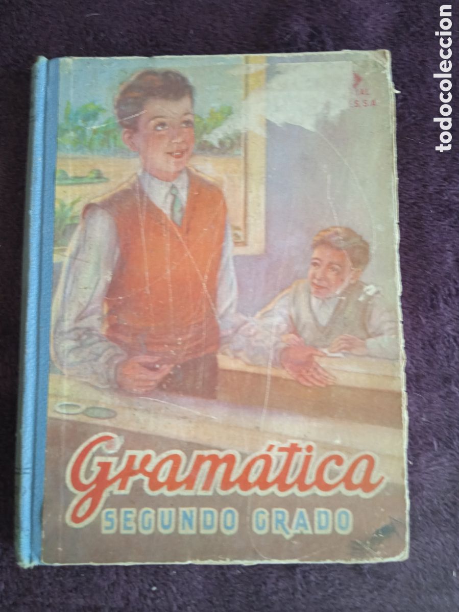 Libros de segunda mano: GRAM&Aacute;TICA SEGUNDO GRADO -ED. LUIS VIVES. 1952. - Foto 1