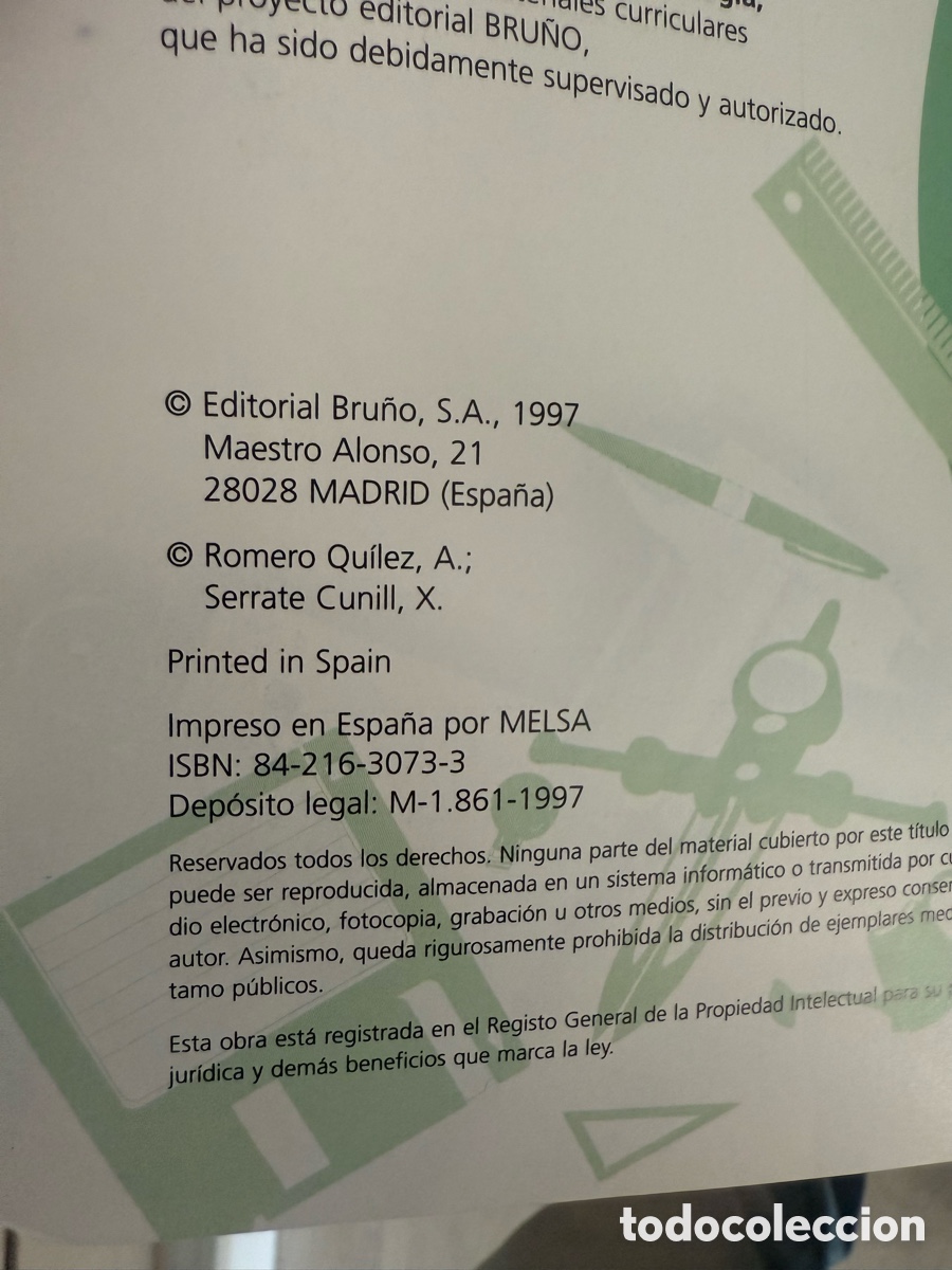 Libros de segunda mano: Tecnolog&iacute;a 2 ESO editorial Bru&ntilde;o a&ntilde;o 1997 - Foto 5