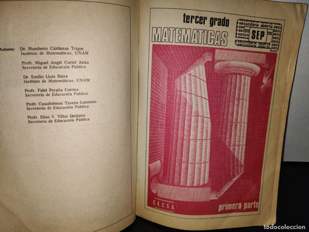 Libros de segunda mano: 203- TERCER GRADO. MATEM&Aacute;TICAS. SEP - 1976 - Foto 4