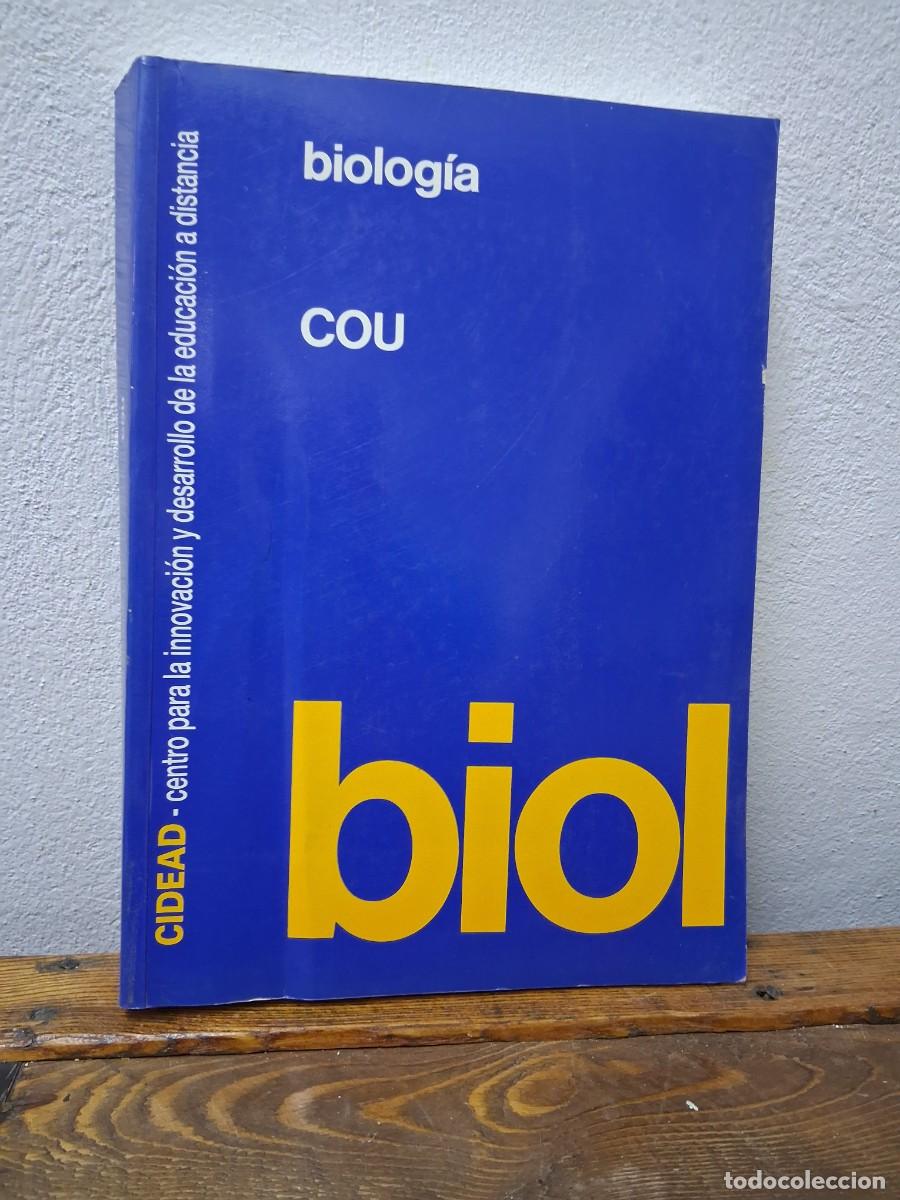Libros de segunda mano: Libro biolog&iacute;a COU Cidead - Foto 1