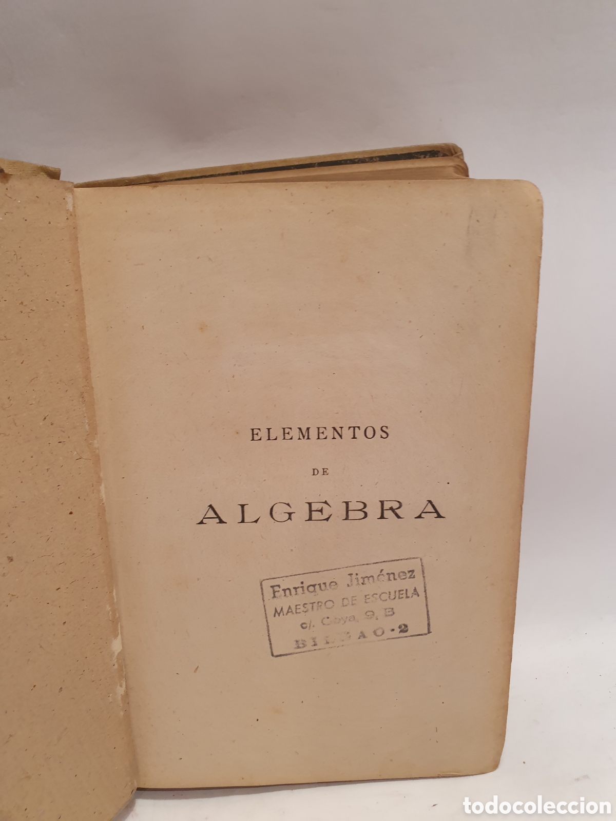 Libros de segunda mano: ELEMENTOS DE ALGEBRA. EDICIONES BRU&Ntilde;O. 1&deg;EDICION. MADRID 1941. - Foto 3