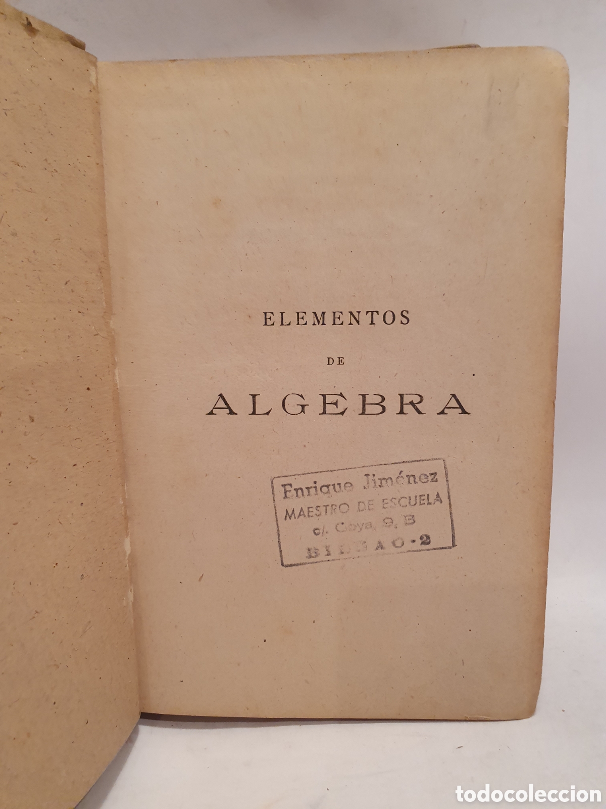 Libros de segunda mano: ELEMENTOS DE ALGEBRA. EDICIONES BRU&Ntilde;O. 1&deg;EDICION. MADRID 1941. - Foto 4