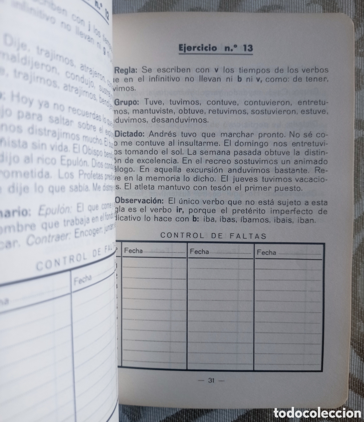 Libros de segunda mano: BREVE ORTOGRAF&Iacute;A ESCOLAR. MANUEL BUSTOS SOUSA. 1974. - Foto 3