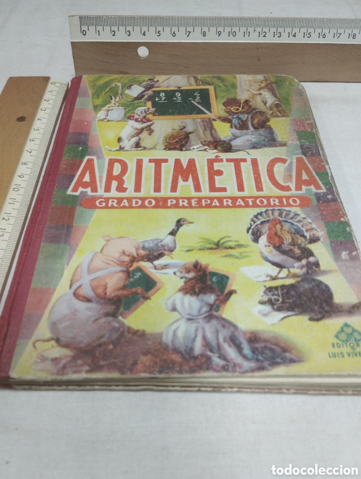 Libros de segunda mano: Aritm&eacute;tica, grado preparatorio. Editorial Luis Vives - Foto 1