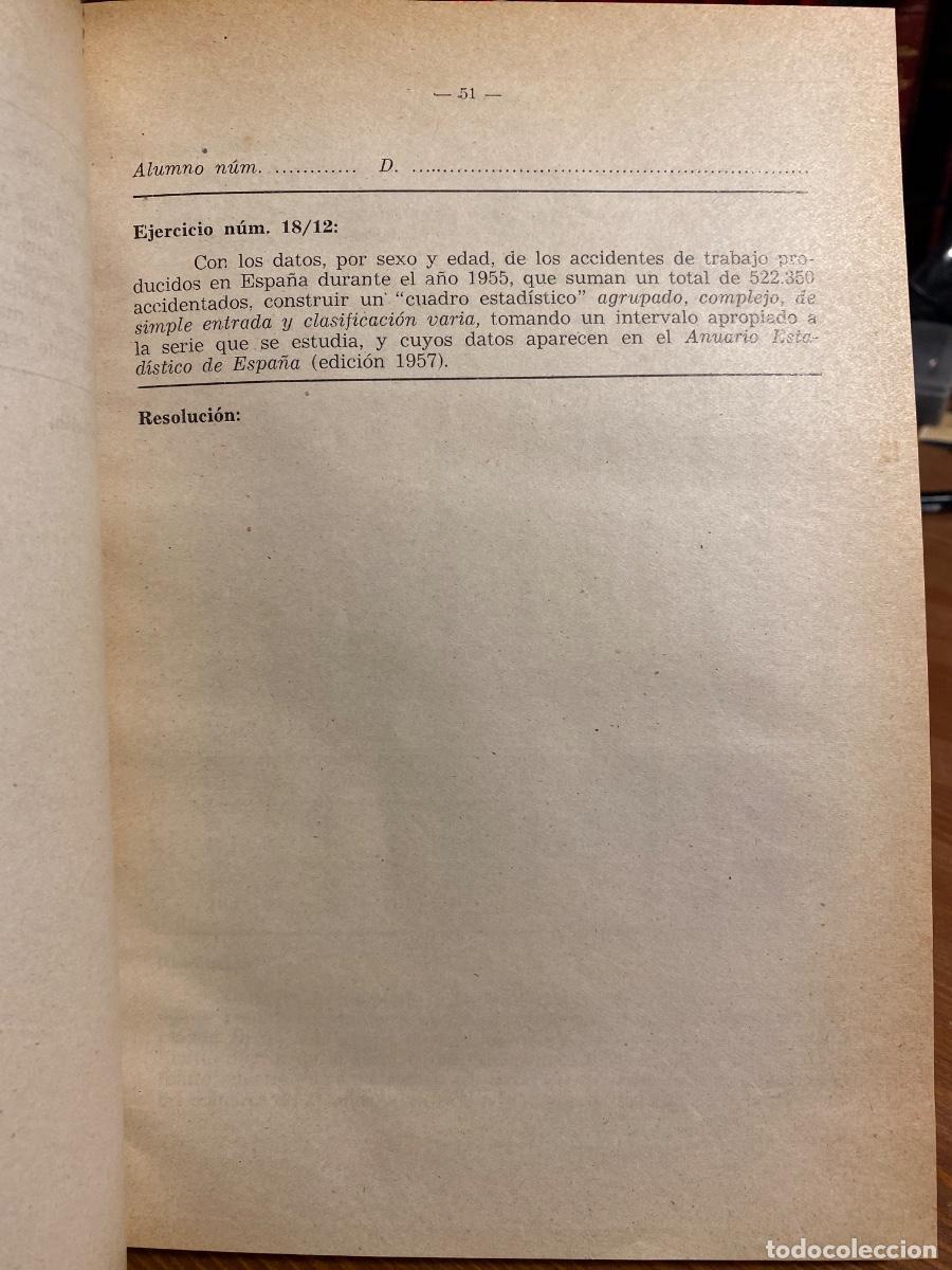 Libros de segunda mano: CURSO CICLICO PRACTICAS ESTADISTICAS HERNANDEZ Y SANCHEZ BARBA - Foto 5