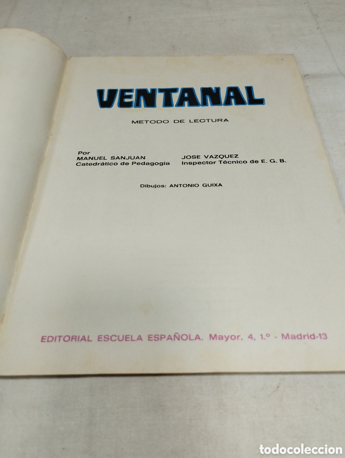 Libros de segunda mano: Ventanal. Editorial Escuela Espa&ntilde;ola, 1974 - Foto 2