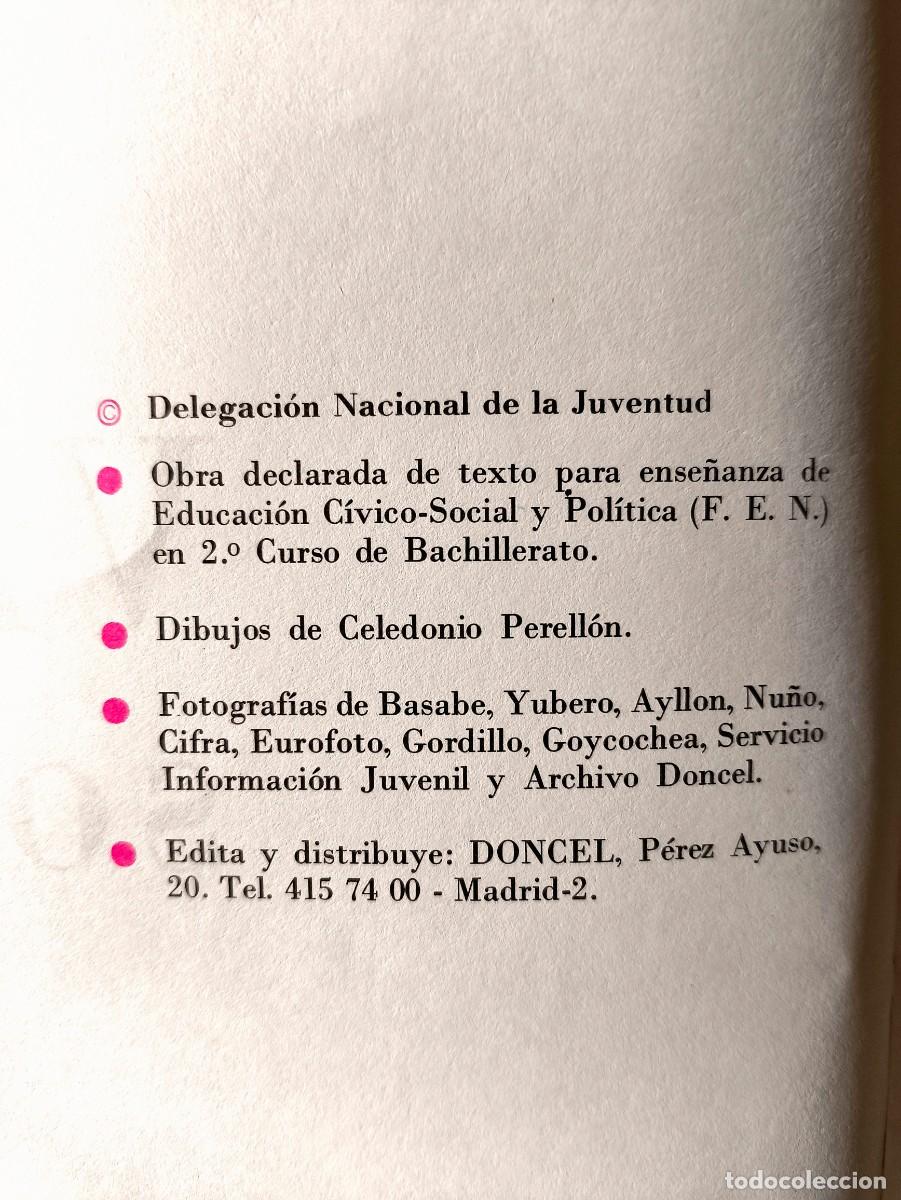 Libros de segunda mano: FRANCISCO VIGIL: VIDA SOCIAL - DONCEL 1971 - Foto 3