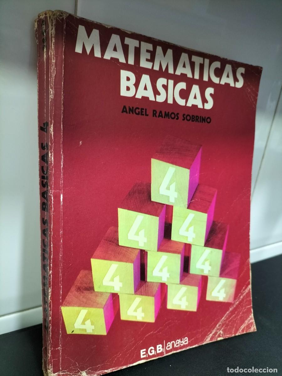 Libros de segunda mano: Libro texto- Matem&aacute;ticas b&aacute;sicas 4 E.G.B - Anaya - Angel Ramos Sobrino 1981 - Foto 1