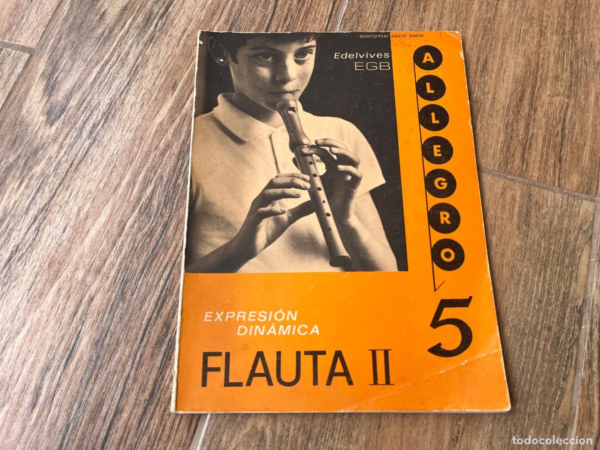 Libros de segunda mano: Libro de texto editorial EDELVIVES ALLEGRO 5 Flauta II - Foto 1