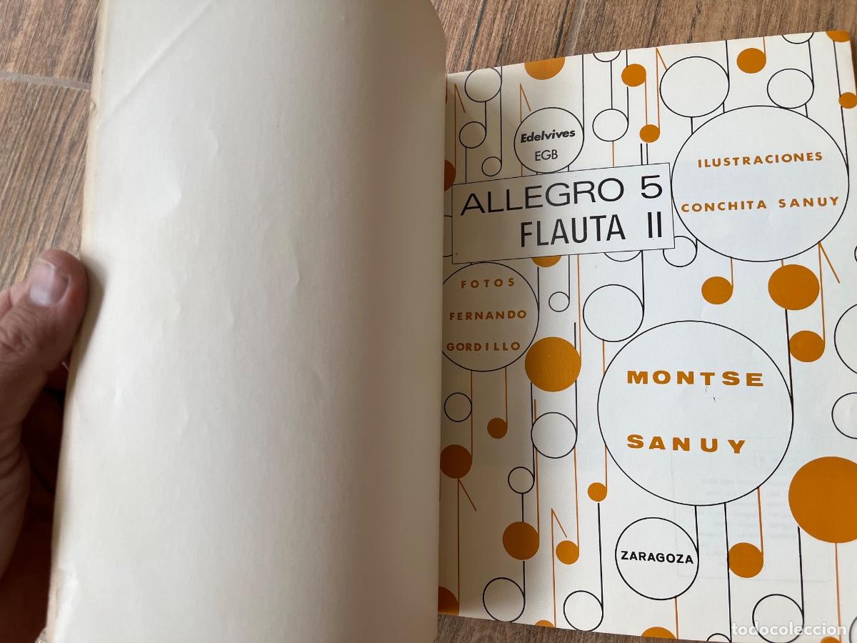 Libros de segunda mano: Libro de texto editorial EDELVIVES ALLEGRO 5 Flauta II - Foto 8