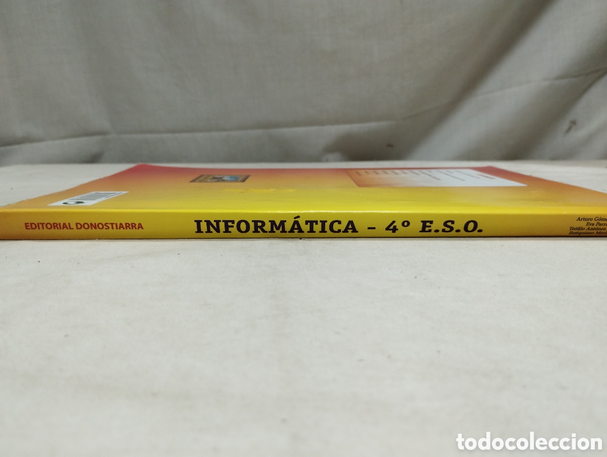 Libros de segunda mano: Inform&aacute;tica 4&deg; ESO. Editorial Donostiarra, 2015 - Foto 3