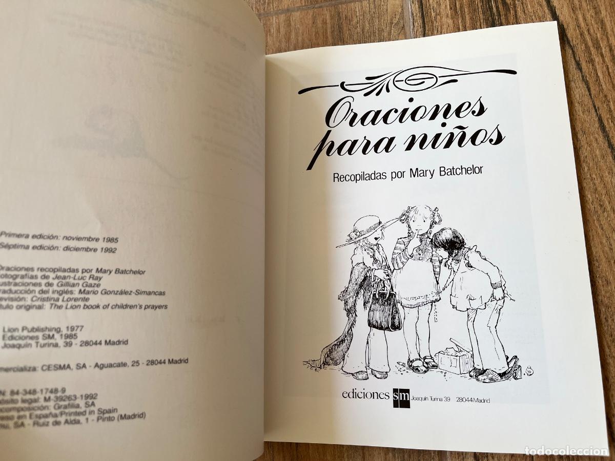 Libros de segunda mano: Oraciones para ni&ntilde;os sm libro de texto - Foto 8