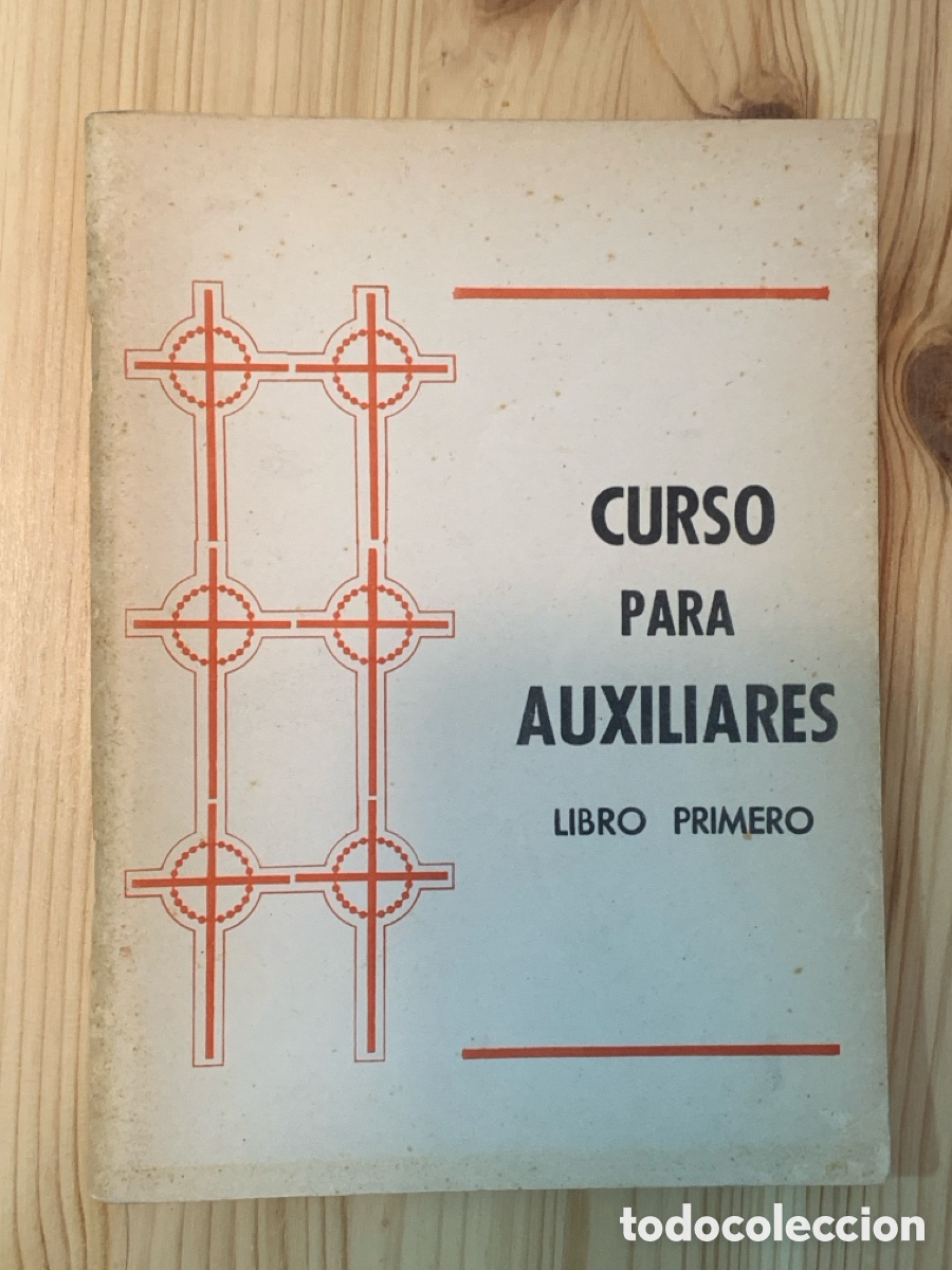 Libros de segunda mano: Curso para auxiliares. Libro primero. - Foto 1