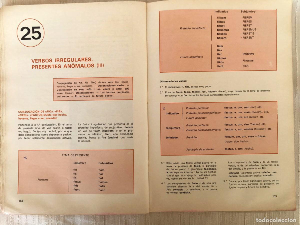 Libros de segunda mano: Lote de dos libros de lat&iacute;n de BUP y diccionario con ap&eacute;ndice de gram&aacute;tica - Foto 9