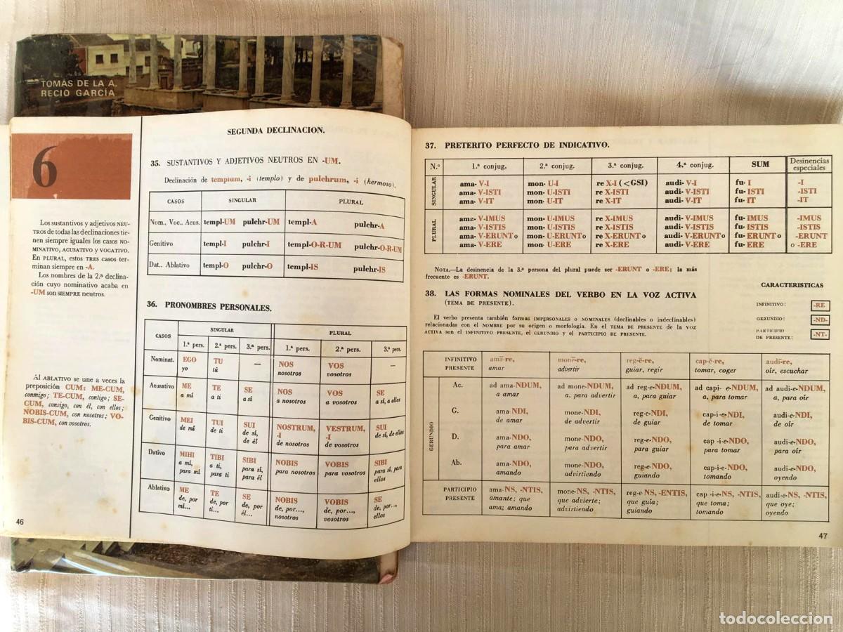 Libros de segunda mano: Lote de dos libros de lat&iacute;n de BUP y diccionario con ap&eacute;ndice de gram&aacute;tica - Foto 10