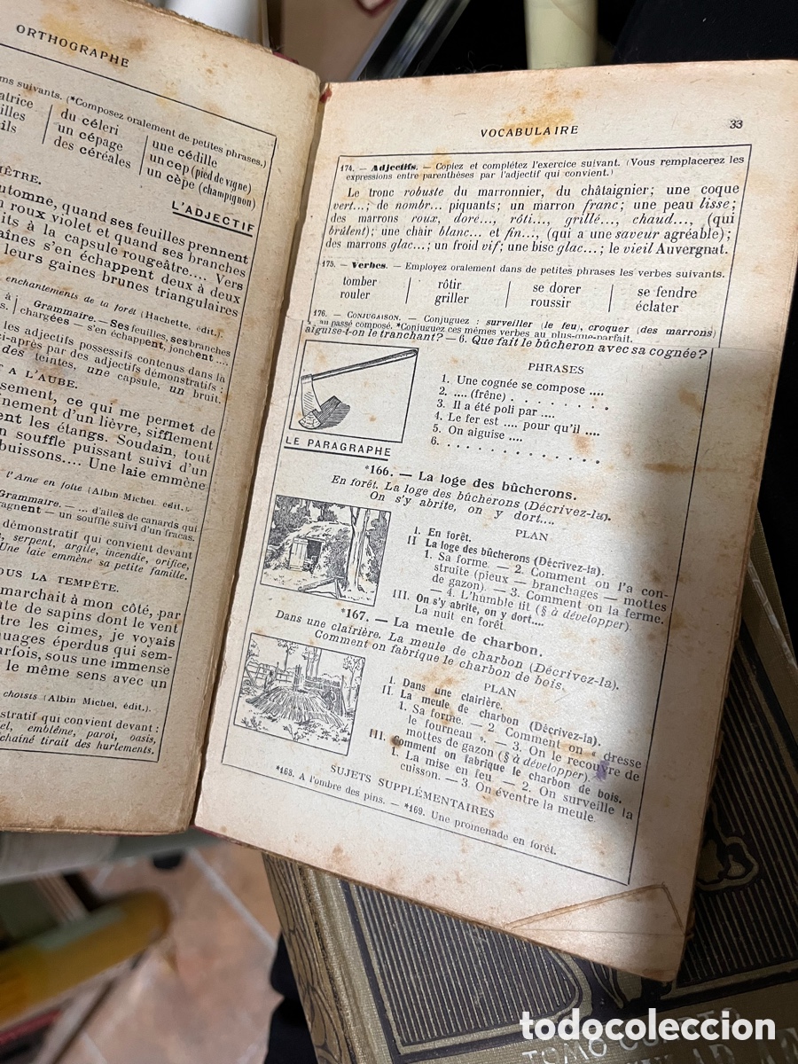 Libros de segunda mano: Blas55A vocabulaire methode d&rsquo;ortographe 1940 - Foto 4