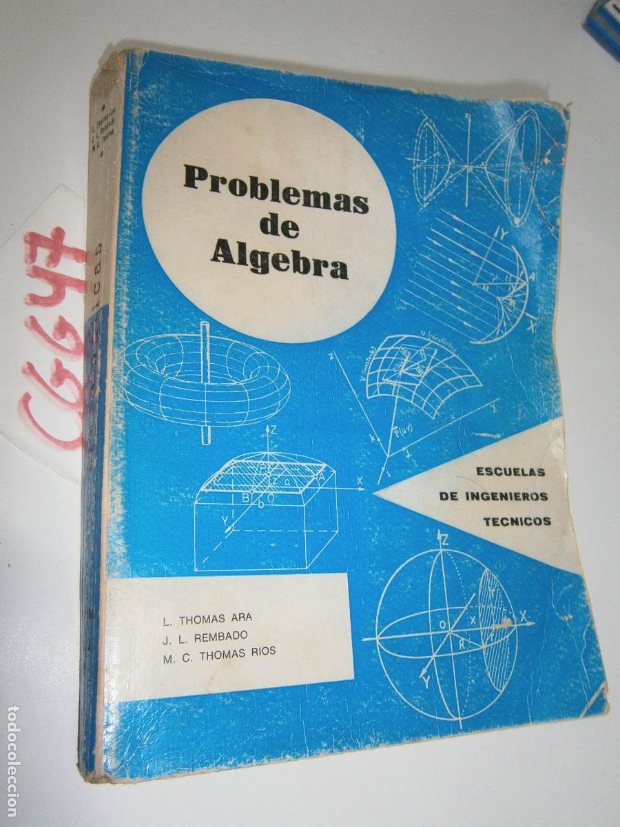 Libros de segunda mano: ANTIGUO LIBRO DE TEXTO - PROBLEMAS DE ALGEBRA - Foto 1